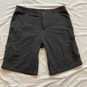 Kuhl Renegade Nylon Cargo Shorts Gray Mens Size 38 Performance Hiking